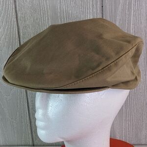 VTG Country Gentleman's Traveler  Cotton Bakers Boy Newsboy Cap EUC